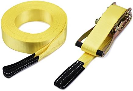 Ubuji Basic Slackline Slacklining Webbing Kit Help Line for Beginner Learning Training Balance Walking Length 49 Feet Width 2 inch (1 Set Slackline)