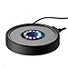 NICREW Multi-Colored Aquarium LED Bubbler Stone Disk, Fish Tank Bubbler with Auto Color Changing LEDs