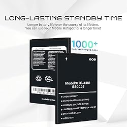 Qoutmcuy 【4500mAh】 Replacement Battery for