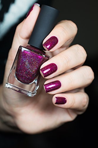 ILNP Showtime - Deep Raspberry Holographic Nail Polish