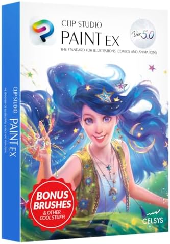 Amazon.com: CLIP STUDIO PAINT EX - Version 3 | Perpetual License