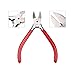 Whizzotech Wire Cutters Chromium Vanadium Steel Diagonal Cutting Pliers Micro Flush Cut Side Cutters, 4.5 Inch