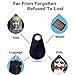 Pet Dog Anti-lost Tracker Smart Bluetooth GPS Tracker Tag Key Finder Locator Tracer (Black)