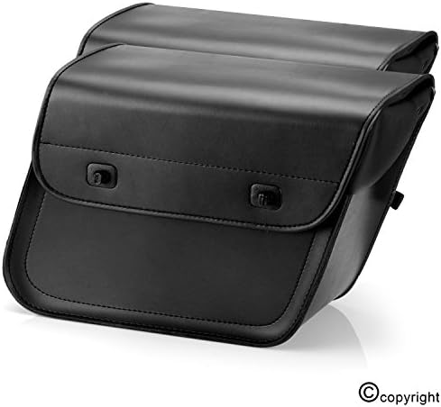 Nomad USA Leather Motorcycle Saddlebags (Large)