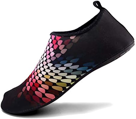 Aslipper Womens and Mens Summer Outdoor Water Shoes Aqua Socks for Beach Swim Surf Yoga Exercise