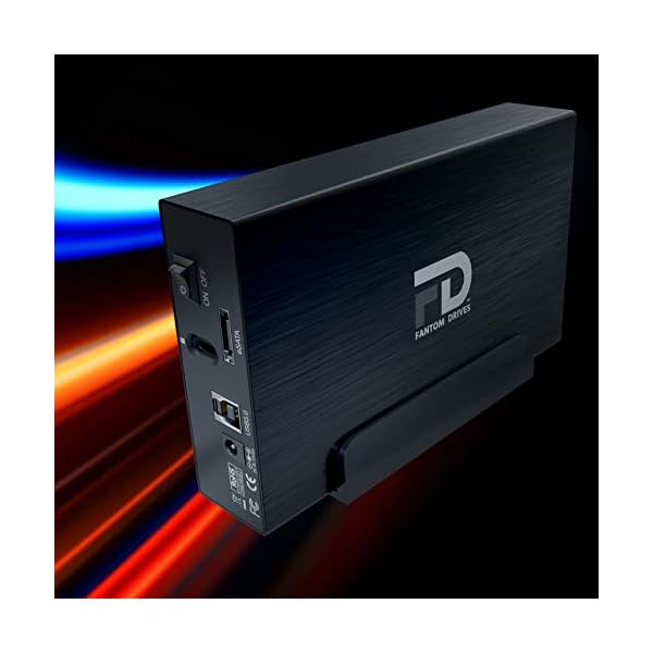 Fantom Drives 18TB Externe Festplatte HDD, GFORCE 3 Pro 7200RPM, USB 3.0 + eSATA, Aluminium, lüfterlos, EIN-/Ausschalter… – Bild 5