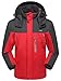 YXP Men's Waterproof Mountain Jacket Fleece Windproof Ski Jacket