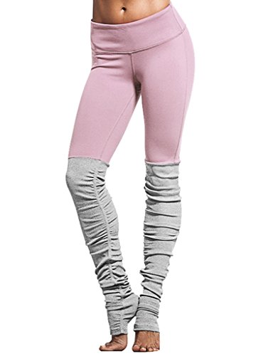 Women s tight active yoga jogger legging pink small