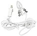 Set of 2 Darice 6402 Accessory Cord with 1 Lights, 6-Feet, White