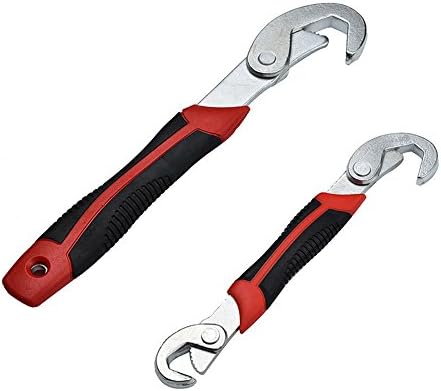 Dugoo 2Pcs Universal Magic Wrench Quick Adjustable Grip Wrench Set Multi-Function 9-22Mm/23-32Mm Ratchet Wrench Spanner Hand Tools Set