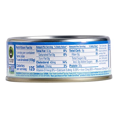 Sea Tales Solid Light Skipjack Canned Tuna in Water No Salt Added