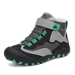 Mishansha Boy's Girl's Warm Outdoor Hiking Shoes