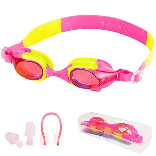 Zerhunt Swim Goggles for Kids Kids Swimming Goggles with UV Protection,Anti Fog,Crystal Clear,No Leak Water Goggles with Ear Plug and Nose Clip for Boys and Girls (Age 4-12) - Thumbnail 7
