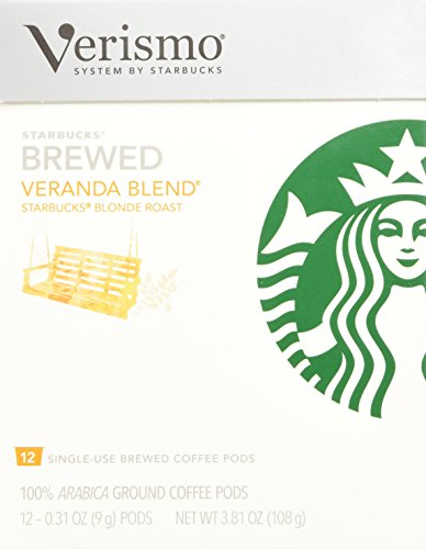 Starbucks® Veranda Blend™ brewed coffee Verismo™ 12 Pods Want It All