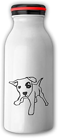Bull Dog Vacuum Insulated Stainless Steel Bottle - 12-Ounce Cup White