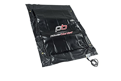 Powerblanket EH0304 High Watt Density Ground Thawing Blanket - Epoxy Curing Blanket - 3' x 4' Heated Dimensions, 4' x 5' Finished Dimensions