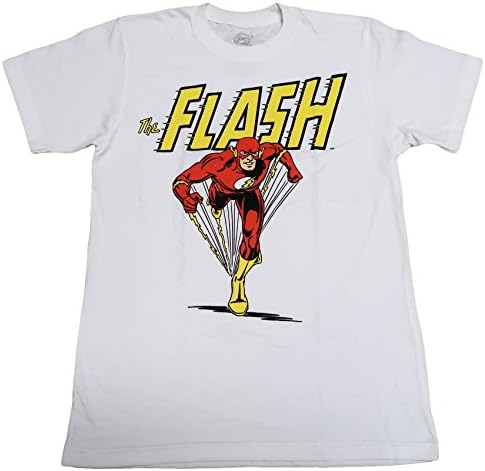 DC Comics The Flash Assorted Men's T-Shirts (2XL, White)