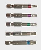 Torx/Star Drive 5 Piece Bit Set 2