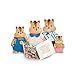 Li'l Woodzeez Scamperscoots Chipmunk Family Set with Storybook