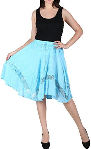 Lapogee Inc Womens Stonewashed Short Skirt