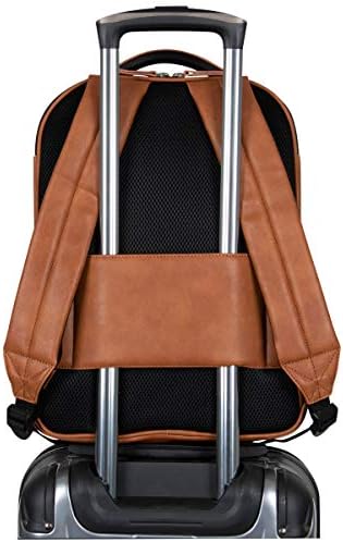 Kenneth Cole On Track Pack Vegan Leather 15.6” Laptop & Tablet Bookbag Anti-Theft RFID Backpack for School, Work, Travel 7 Kenneth Cole On Track Pack Vegan Leather 15.6” Laptop & Tablet Bookbag Anti-Theft RFID Backpack for School, Work, Travel