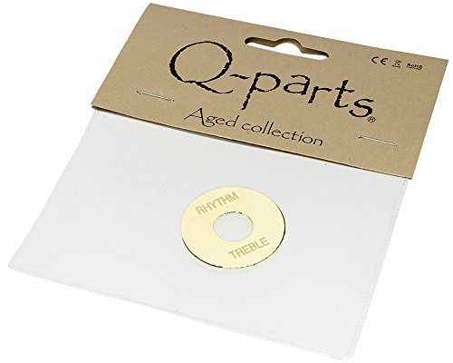 Q-Parts Aged Collection Rhythm/Treble Selector Switchwasher for Les Paul, Relic Cream