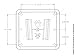 PAW International Black Polymer (Plastic) RV Wall Mount | Use with The PAW Polymer RV TV Mounting System | Requires Polymer TV Bracket (Sold Separately)