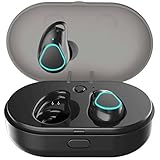 Wireless Earbuds, Touch Control Bluetooth Headphones (V4.2) with Breathing Lamp Sweatproof Mini In-Ear Sports Earphones Noise Cancelling Headsets with Charging Box Built-in Mic For iPhone Samsung