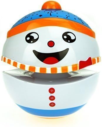 Toylife Baby Musical Tumbler Toy Story Telling Roly-poly Colorful Light Snowman Doll