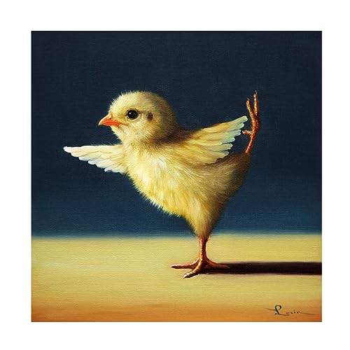 Lucia Heffernan 'Yoga Chick Dancer Pose' Canvas Art