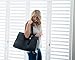 Baby Sense Melaine Mom & Baby Diaper Bag/Handbag | Fashion + Function Purse & Tote Bag | Large Capacity & Lightweight, Change Mat, Stroller Strap, Waterproof Bottle/Travel Organizer