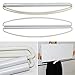 QSUM Blank Vinyl Banner,DIY Custom Sign 2 Pack, Automatic Contraction Reusable Handheld Portable Rolling Itself Up Sporting Activities Supplies