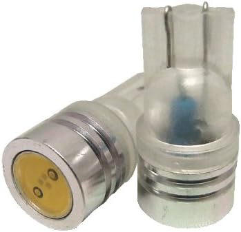 Amazon 最強1 5w Led T10ウェッジ球 ナンバー灯 ポジション灯などに 2個セット ピンク クリアランスランプ 車 バイク