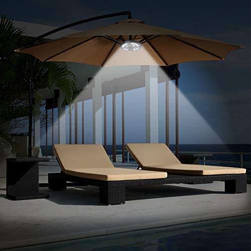 12 000 Lux Schirm Lichter Sonnenschirm Led Leuchten Cordless 24 Led Patio Umbrella Light Schwarz Amir Led Schirmleuchte Camping Zelte Oder Outdoor Use Batteriebetriebene Regenschirm Pole Light Zelt Licht Lager Licht Fur Regenschirme Jardin Decoracion