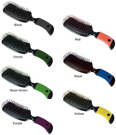 Antique Alive Mother of Pearl Inlay Art Parrot Bird christmas Flower Luxury Oval Black Hair Brush Detangling Anti Static Scalp Massage comb Wooden Handle Bristle cushion Kids girl Boy gift Hairbrush