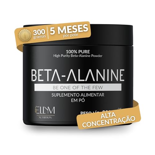 Beta Alanina Pura 300g ELLYM NUTRITION Performance Para Treino e Recuperação Muscular Pós Treino