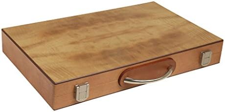 15-inch Wood Backgammon Set - Olive Burl Board