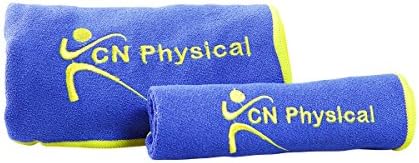 Premium Non Slip Yoga Mat Towel, Big 24x72 Inch with FREE Hand Towel. Perfect Size For Bikram, Hot Yoga and Pilates. Gaiam Quality, Anti Bacterial, Skidless Dots.-Special Holiday Price!
