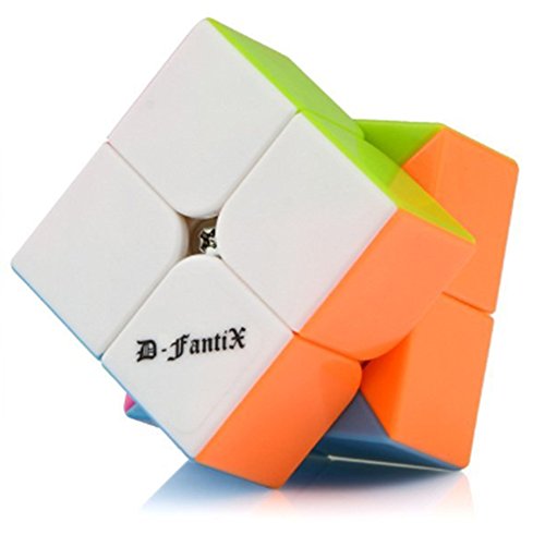 D-fantix speed cube 2x2 stickerless magic cube 2x2x2 puzzles cube