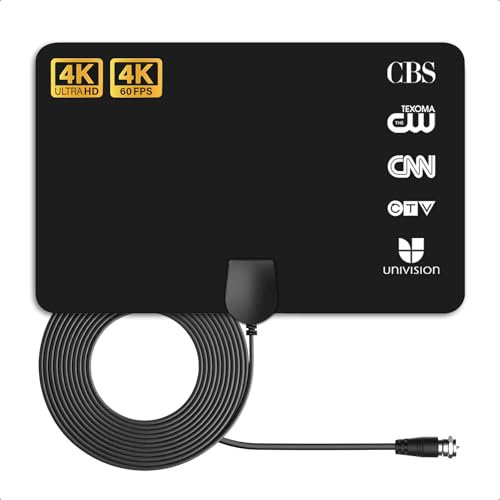 TV Antenna Indoor, 2026 Digital TV Antenna for Local Channels, HDTV Antenna