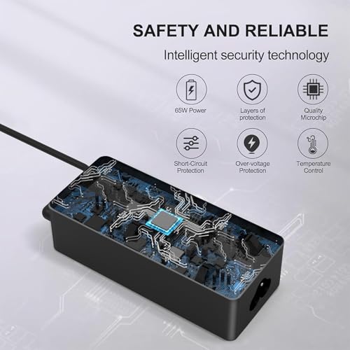 MAXPOR 65W USB C Charger Compatible with Lenovo Thinkpad T14 T15 T16 T480 T490 T580 E14 E15 E16 P14s P16s L13 X13 Thinkpad X1 Thinkbook 14 16 Yoga C940 C930 720 Type C Fast AC Adapte Power Cord Supply