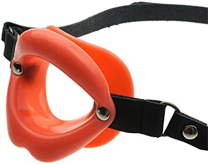 The Bondage Locker Silicone Opening Mouth Gag, Red - Image 3