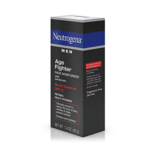 Neutrogena Age Fighter AntiWrinkle Retinol Moisturizer for Men, Daily