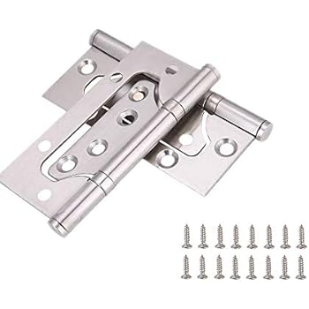 Zengest Door Hinges 4 Inches Non Mortise Hinges for Heavy Weight Door (Pack of 2)