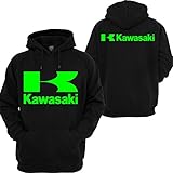Kawasaki Racing Pullover Hoodie Sport Ninja Bike JDM Turbo Motocross Hooded Sweatshirt