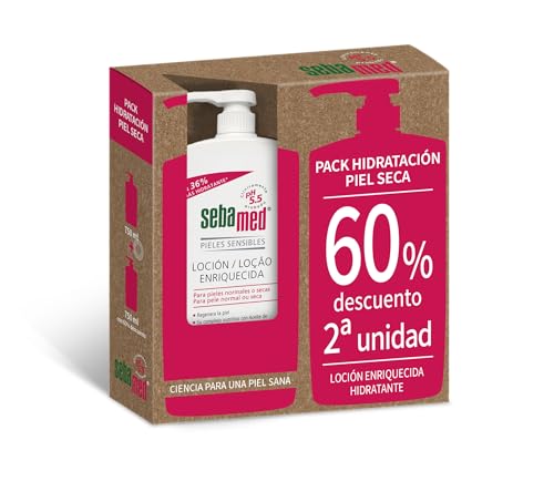 Pack Loción Enriquecida. Hidratante para piel seca sensible