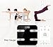 Kingta Bluetooth Smart Body Fat Scale Monitor Body Fat,Scale Body Fat,Total Body Water,Muscle Mass and Bone Mass for Your Family(Black)