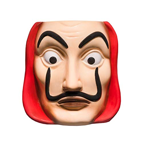 Grupo Erik Ceramic Mug - Money Heist Mask | 11.8 oz - 350 ml Coffee Mug Tea, Cool Mugs and Cups | Money Heist Gifts Under 15 Pounds, Gifts for Friends