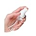 10PC Clear Plastic Foamer Bottle 1.7oz 50ml Pump Mini Travel Size Soap Dispenser
