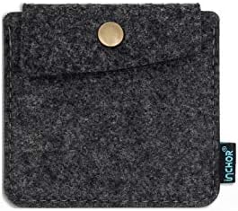 Universal Small Portable Earphone Protection Carrying Pouch Case Storage Bags with Carabiner, Portable Travel Pocket Earbuds Headphone Cable Flash Drive Organizer, Coin Pocket for Neoprene Earpiece